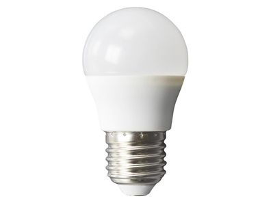 LED Tropfenlampe McShine, E27, 4W, 320lm, 160°, 4000K, neutralweiß, Ø45x78mm