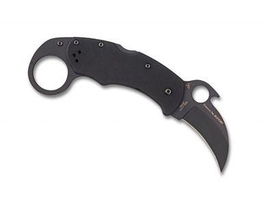 Spyderco Karahawk Black G10 Black Blade