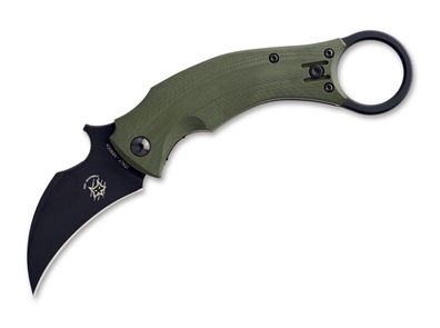 Fox Knives Black Bird Green