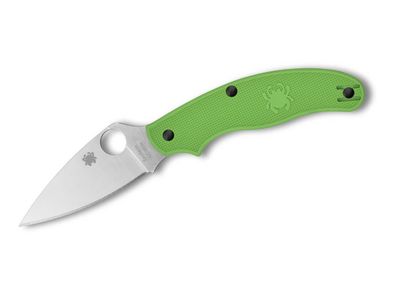 Spyderco UK Pen Knife Salt Green LC200N PlainEdge