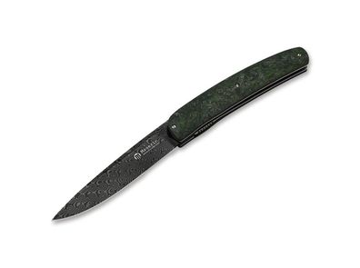 Maserin Gourmet Knife Damascus CF Green