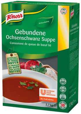 Knorr Gebundene Ochsenschwanzsuppe