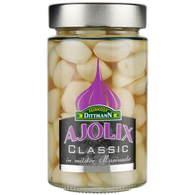 Feinkost Dittmann Ajolix Classic eingelegte Knoblauchzehen 235g