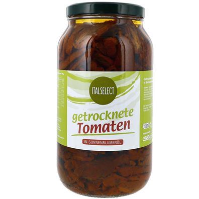 Italselect getrocknete Tomaten in feinem Sonnenblumenöl 2880g