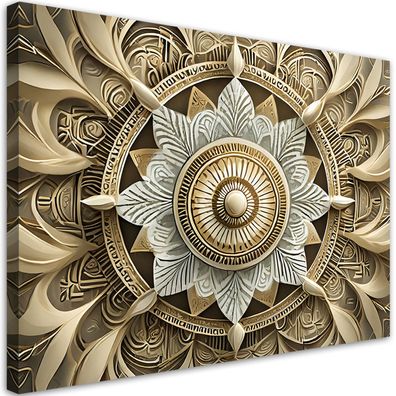 Leinwandbild, Orientalisches Mandala