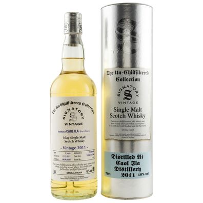 Caol Ila 8 Jahre (2011-2020) un-chill #315841/315842, 46% 0,7l Signatory Vintage