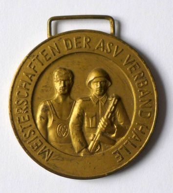 DDR NVA Medaille Meisterschaften der ASV Verband Halle