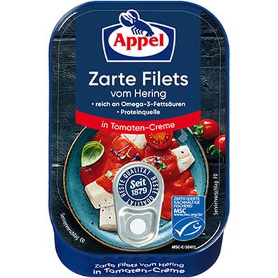 Appel Heringsfilet Tomaten Creme aus sonnengereiften Tomaten 100g