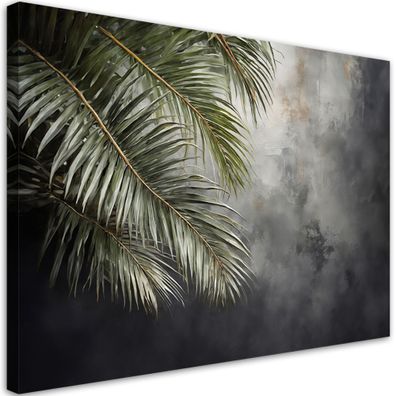 Leinwandbild Palmen boho natur