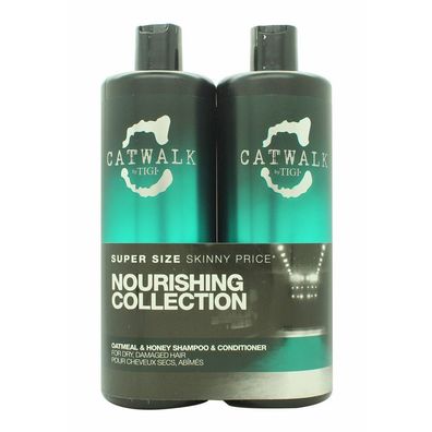 Tigi Duo Pack Catwalk Oatmeal & Honey 750ml Shampoo + 750ml Conditioner