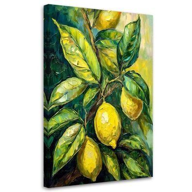 Wandbild Zitronen Acryl Wand Deko Modern Pictures