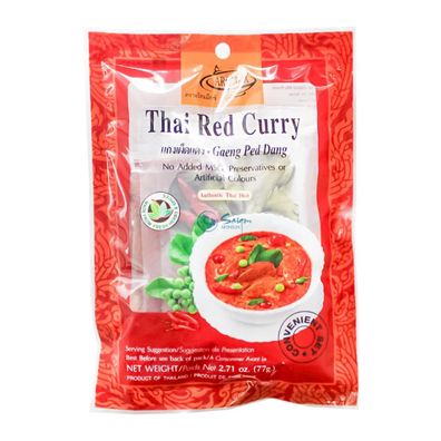 Aromax Gewürzmischung für thailändisches rotes Curry Packung 77g