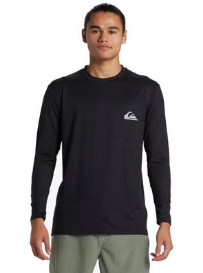 Quiksilver UV Shirt Surf Tee Everyday Longsleeve Lycra schwarz