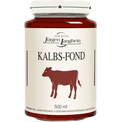 Jürgen Langbein Feine Küche Kalbs Fond für Saucen und Suppen 500ml