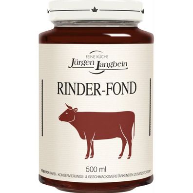 Jürgen Langbein Feine Küche Rinder Fond für Saucen und Suppen 500ml