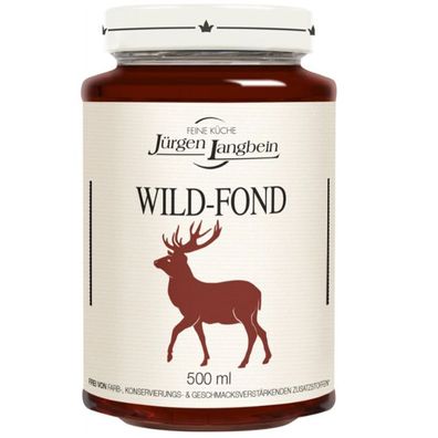 Jürgen Langbein Feine Küche Wild Fond für Saucen und Suppen 500ml