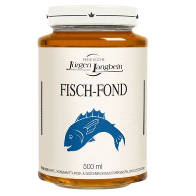 Jürgen Langbein Feine Küche Fisch Fond für Saucen und Suppen 500ml