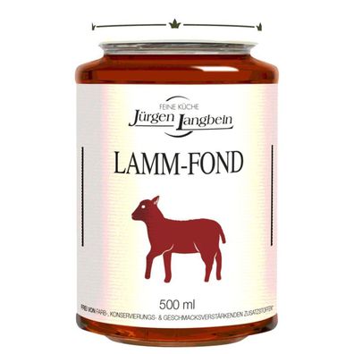Jürgen Langbein Feine Küche Lamm Fond für Saucen und Suppen 500ml