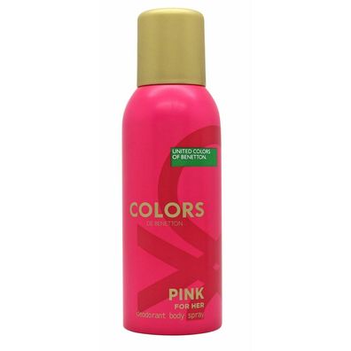 Benetton Colors de Benetton Pink Deodorant Spray 150ml