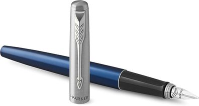 Parker Füllhalter Jotter Core Royal Blue - Chromzierteile M Geschenkbox