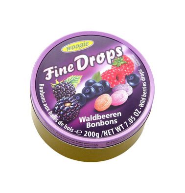 woogie Bonbons mit Waldbeerengeschmack 200g in Dose