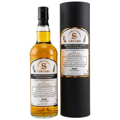 Glenburgie 12 Jahre (2007-2019) Cask #900078, 64,4% 0,7 ltr. Signatory Vintage