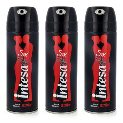 Intesa Unisex Sextreme Parfum Deodorant 3 x 125 ml