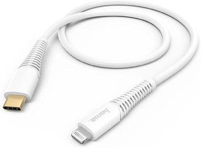 Hama Lade- und Datenkabel USB-C kompatibel mit iPhone 1,5 Meter in Weiß