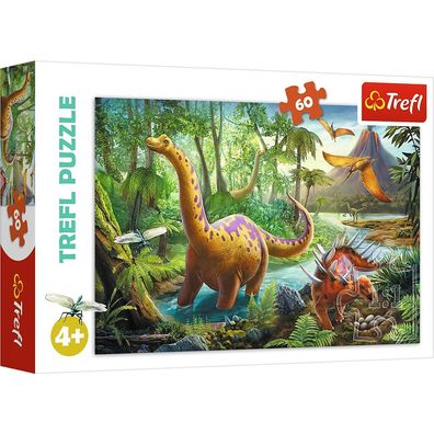 Dinosaur Migration Puzzle 60 Teile Spannendes Dino-Abenteuer für Kinder