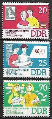 DDR postfrisch Michel-Nummer 1030-1032