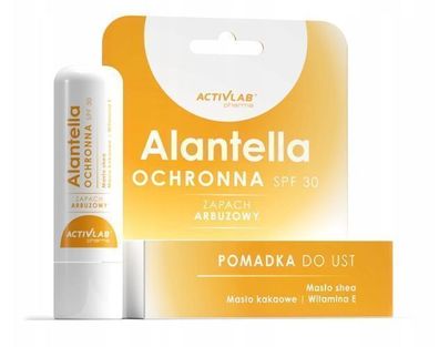 Activlab Pharma Alantella Lippenpflegestift, SPF 30 Schutz, 4,9 g