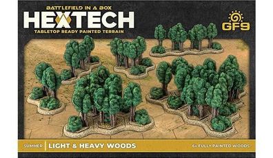 Summer Light & Heavy Woods (x6 Green) - Hextech - Gfnhext14