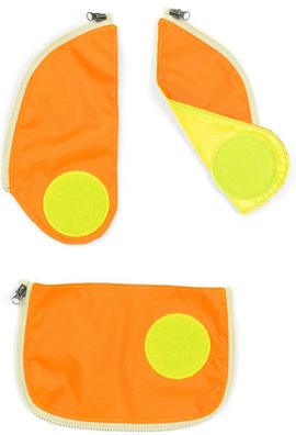 ergobag Sicherheitsset für Schulranzen "Cubo" Kinder ERG-CFS-001 Orange