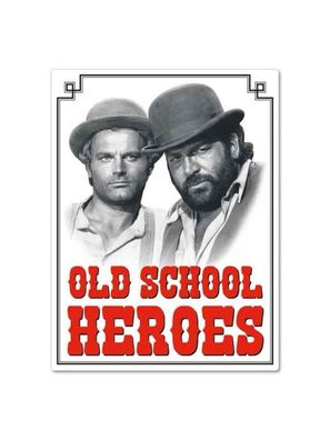 Spencer + Hill, Old School Heroes, Magnet, Blech 8 x 10,6 cm, MN-T03