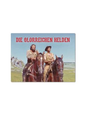 Spencer + Hill, Die glorreichen Helden, Magnet, Blech 8 x 10,6 cm, MN-T04