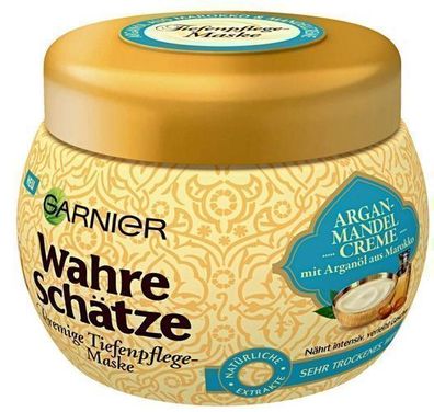 Garnier True Treasures Arganöl Haarmaske 300ml