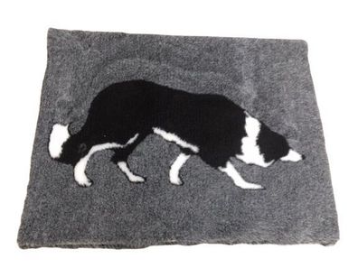 Vet Bed Hundedecke Hundebett Schlafplatz 100 x 75 cm Border Collie