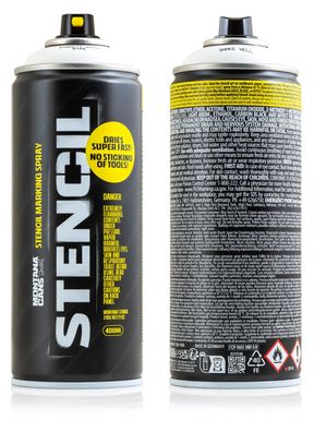 Montana Cans Stencil | Schablonenspray | Weiß | 400ml