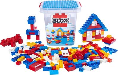 Simba 104114518 Blox 250 Bausteine im Eimer, fér Kinder ab 3 Jahren, Spielzeug