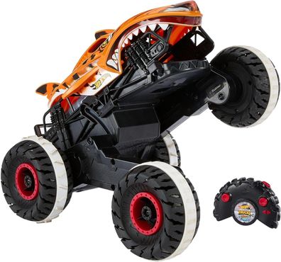 Hot Wheels Ferngesteuertes Auto Tiger Shark, Monstertruck, mit 'Terrain Stomp'