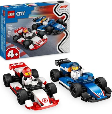 LEGO City F1 Williams Racing und Haas F1 Rennautos - Formel 1 Spielzeug Kinder