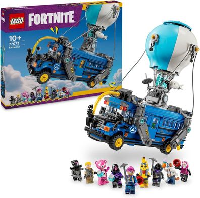 LEGO Fortnite Schlachtenbus, Spielzeug zum Videospiel mit Minifiguren, Geschenk