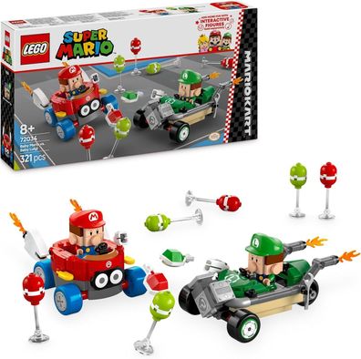 LEGO Super Mario: Mario Kart â€? Baby Mario vs. Baby Luigi, Nintendo Figuren