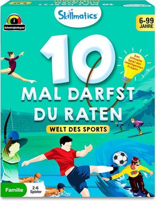 Skillmatics Kartenspiel - 10 Mal darfst du raten Welt des Sports Geschenk Kinder