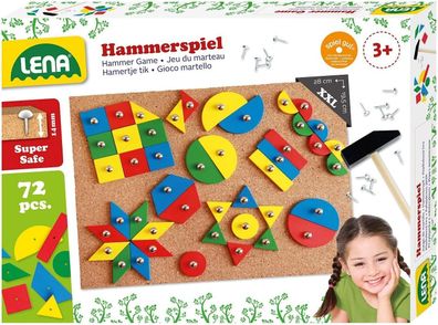 Lena Hammerspiel für Kinder, Muster und Formen, Lernspiel, 65827 - Spiel