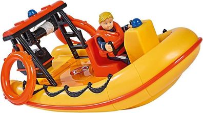 Simba 109251047 - Feuerwehrmann Sam Neptune Boot, + Penny Figur, Spielzeug