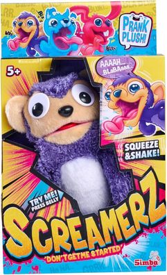 Simba 105953333 ScreamerZ Affe â€?Monkey Madnessâ€? mit Sound - witziges Kuscheltier