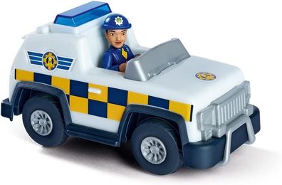 Simba 109252508 - Feuerwehrmann Sam Polizeiauto 4x4, Spielzeug-Auto, fér Kinder