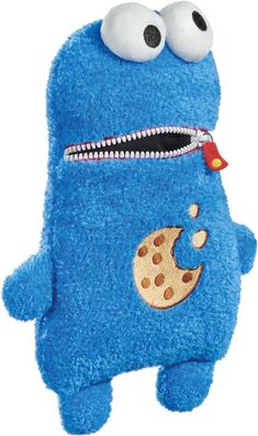 Schmidt Spiele Sesame Straße Krémelmonster, Sorgenfresser 30cm, blau, Pléschtier