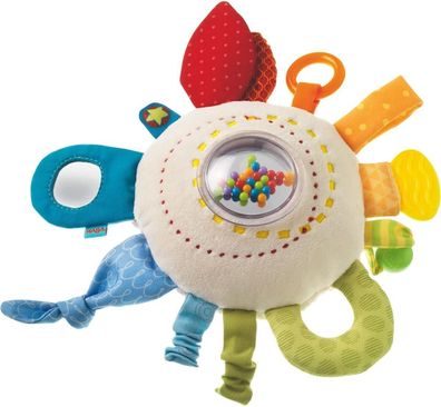 HABA 301670 Spielkissen Regenbogenspaß, Kleinkind-Spielzeug, Lernspiel fér Babys